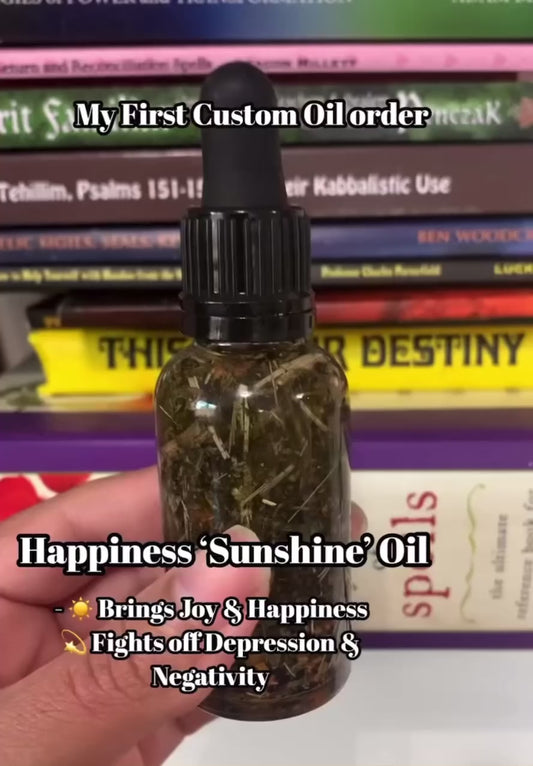 Happiness “Sunshine” Ritual Spell Oil